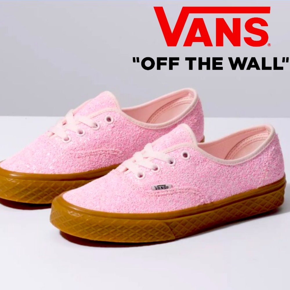 VANS ice cream cone glitter shoes